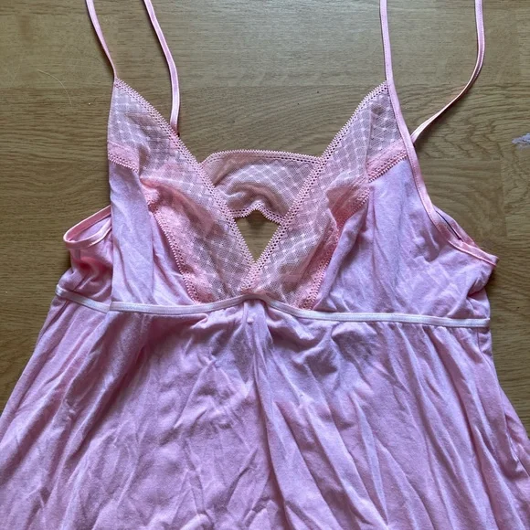 Victoria's Secret Pink Lace Chemise - Picture 2 of 5